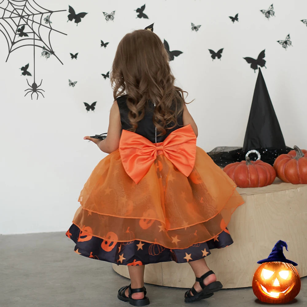 Robe Halloween enfant avec accessoires