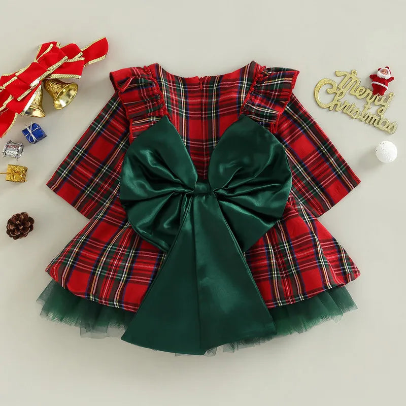 Robe Écossaise de noël bébé Margaux