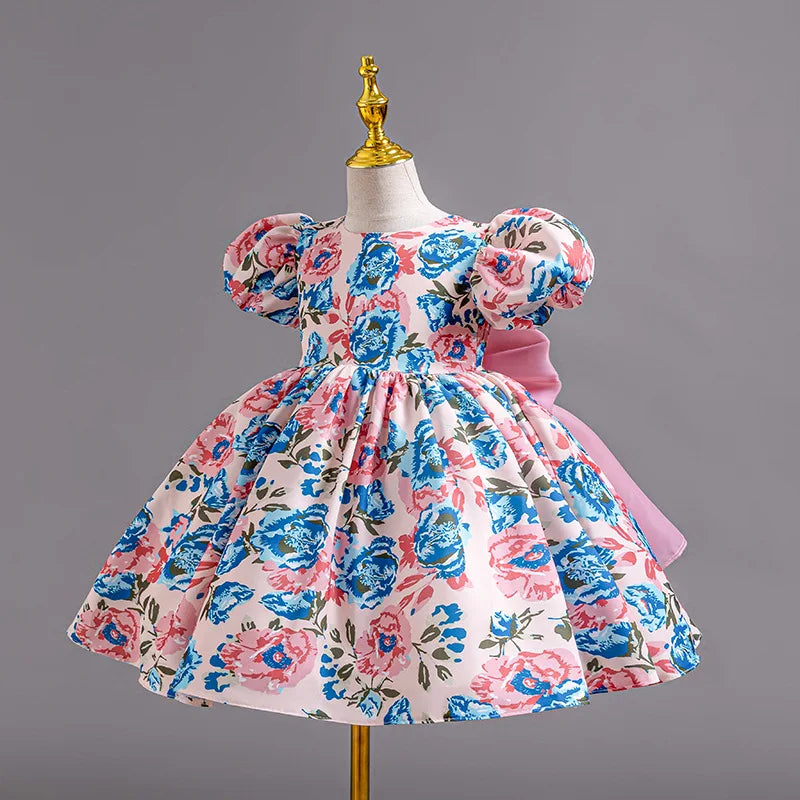Vestido floral infantil Viky 