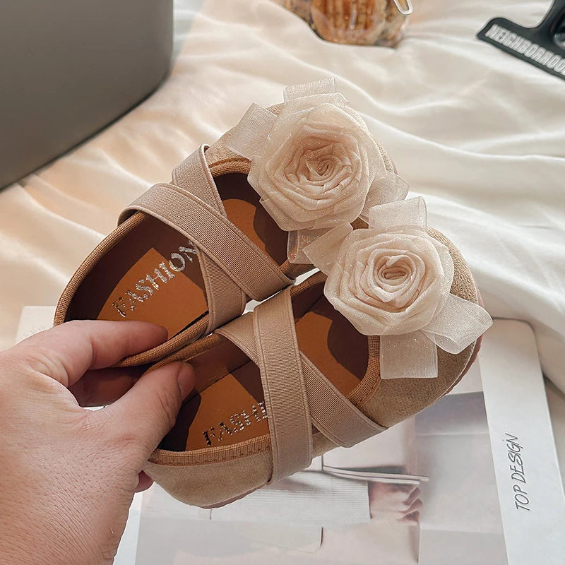 ballerina con rosetta color carne