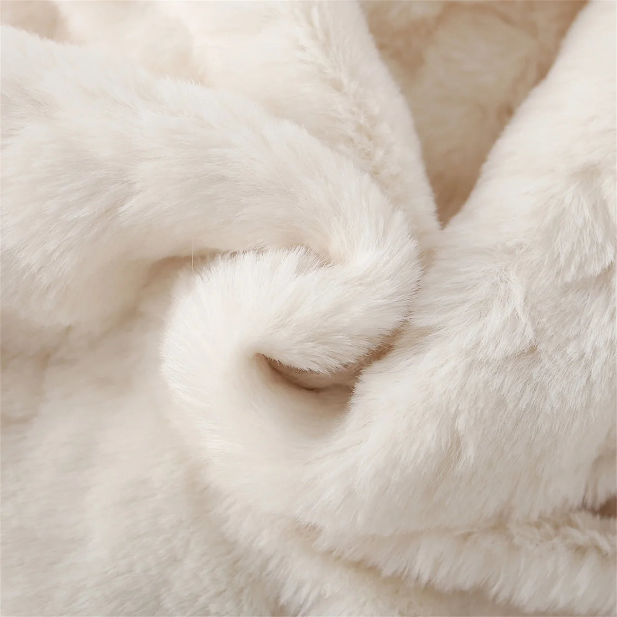 Chaleco de piel sintética para niños + bolsa