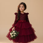 Robe de noël enfant - Frillena