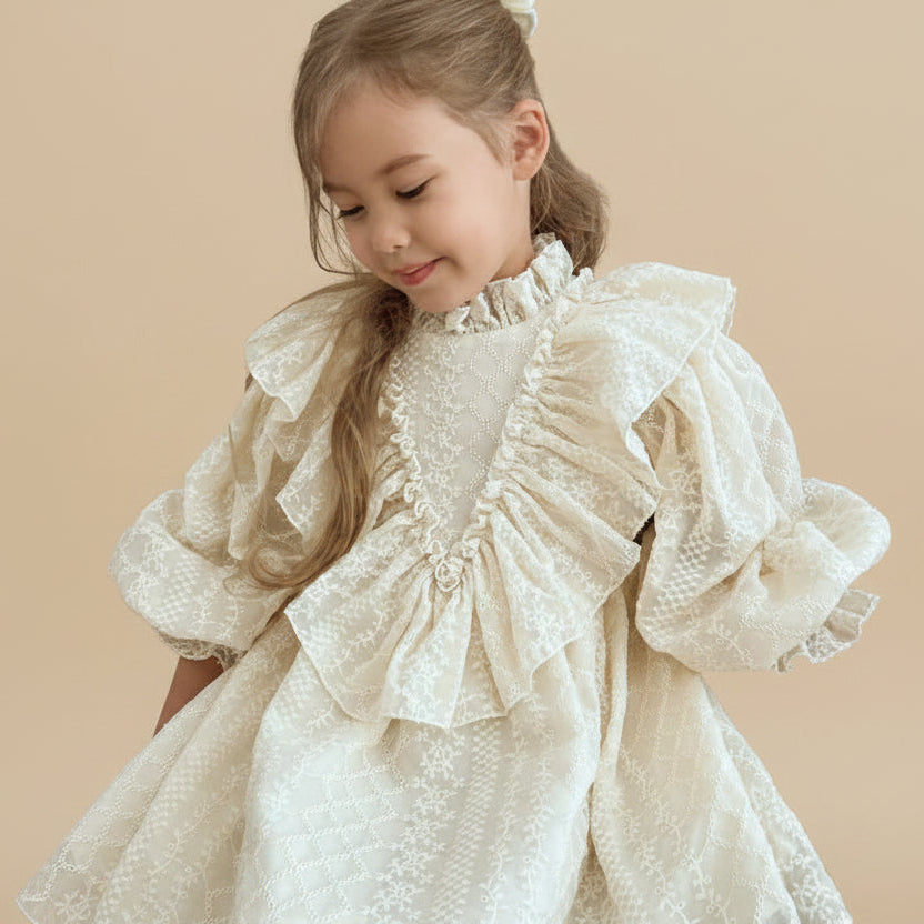 Robe de cérémonie fille bohème - Kamila
