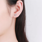 Boucle d'oreille enfant - Papillon strass - L'univers de la licorne