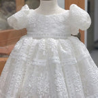 Vestido blanco de bautizo para niño