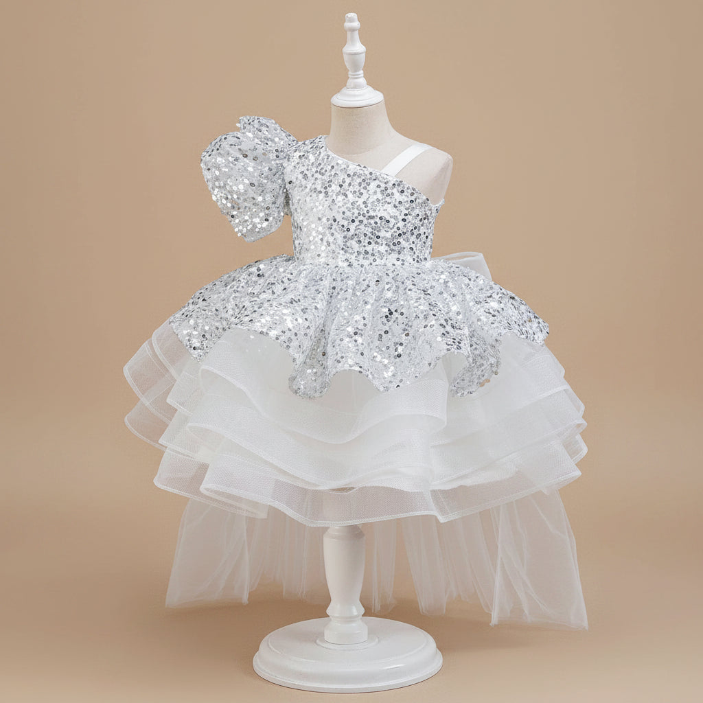 Robe brillante enfant noël - Argenta