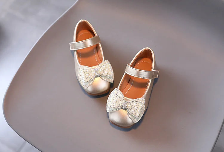 Ballerine enfant fille de fête or