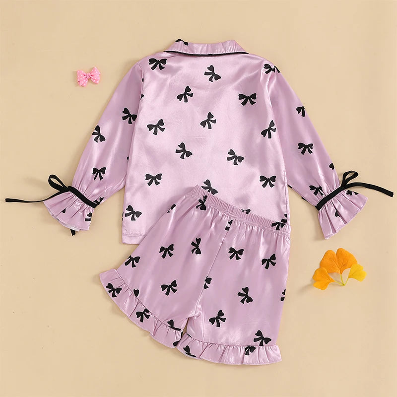 Pyjama fille - 2 pièces noeud