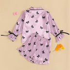 Pyjama fille - 2 pièces noeud