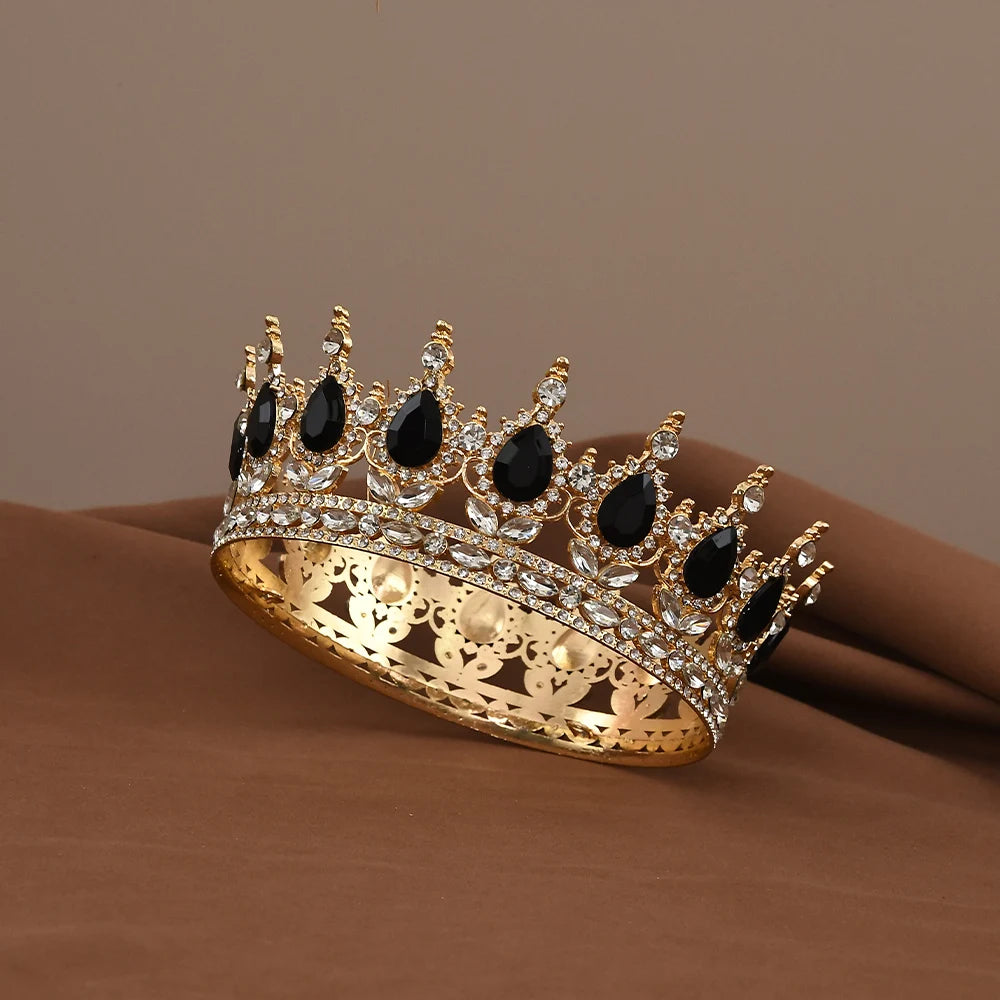 Couronne princesse - Ronde et saphir