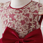 Robe de cérémonie Noël avec traine Jini