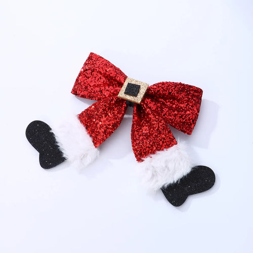 Barrette enfant père noël - L'univers de la licorne