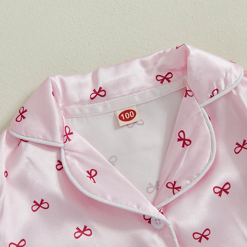 Pyjama enfant fille - Petit noeud - L'univers de la licorne