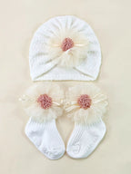 Accessoire bébé - Chapeau et chaussette