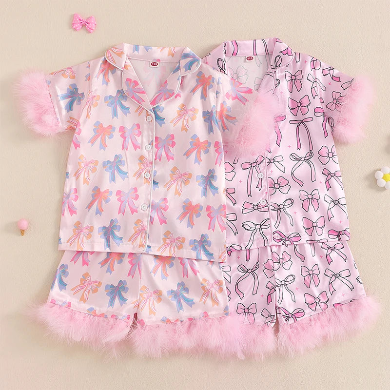 Pyjama enfant - Satiné short noeud