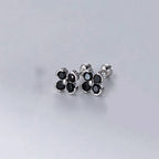 Boucle d'oreille enfant - Petit Trèfle argent - L'univers de la licorne