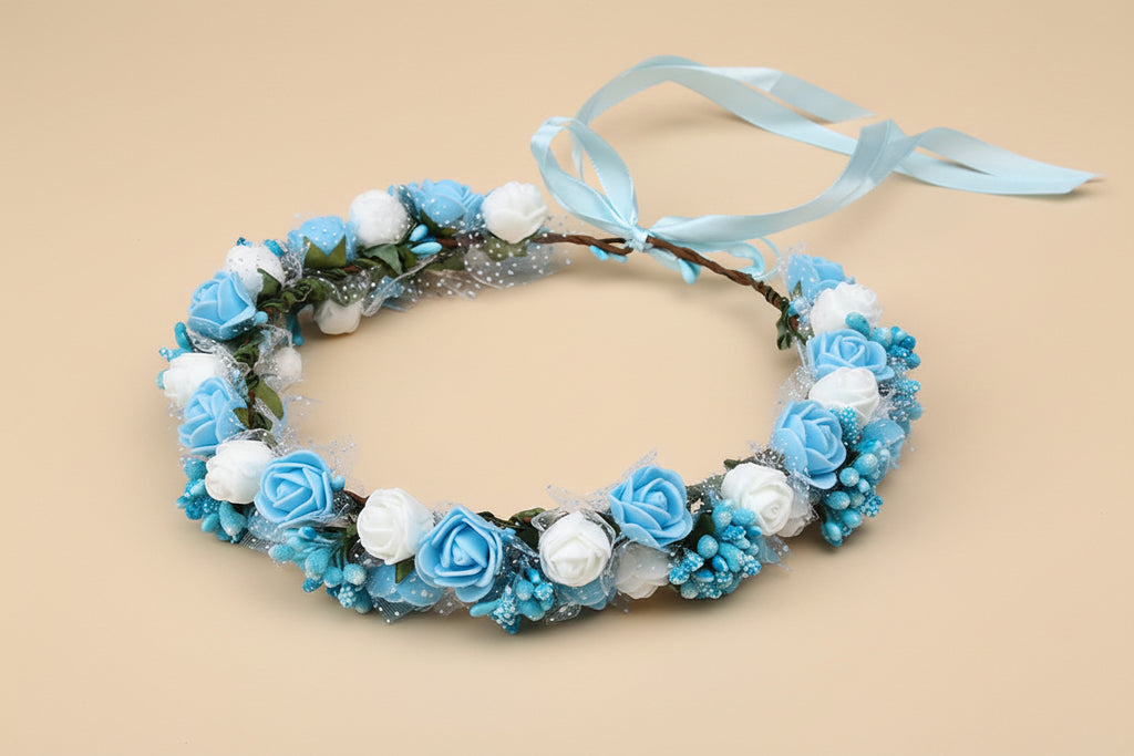 Couronne en fleurs cérémonie fille