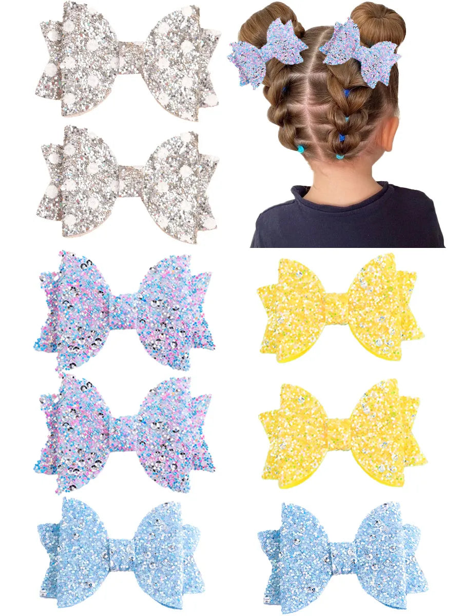 Lot de 2 pinces cheveux nœud papillon enfant