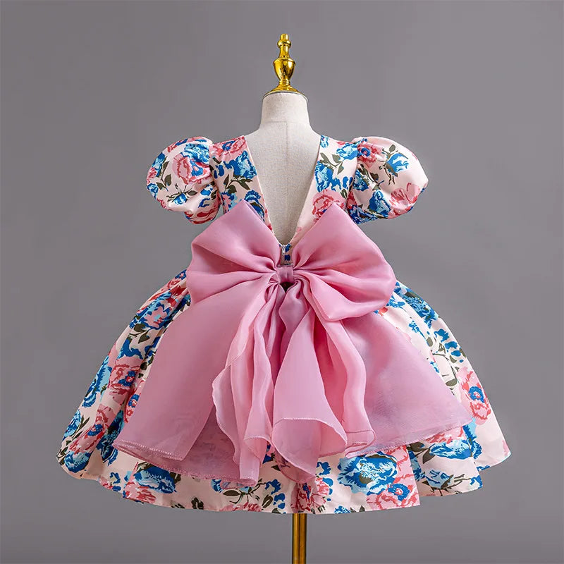 Vestido floral infantil Viky 