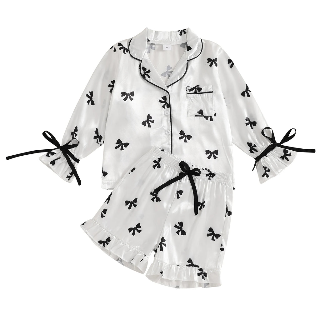 Pyjama fille - 2 pièces noeud