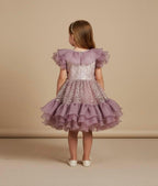 Robe anniversaire enfant - Jolie violette