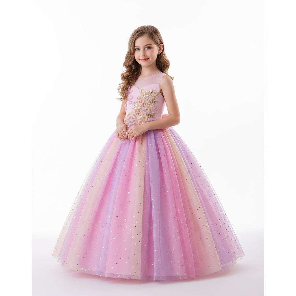 Robe anniversaire coloré - Lilia