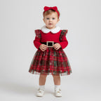 Conjunto navideño para bebé en miniatura