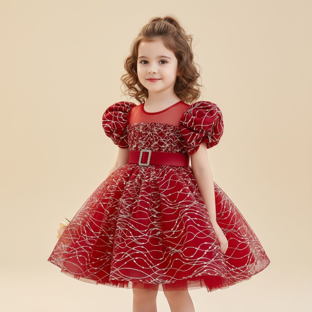 Vestito ragno natalizio per bambine