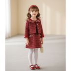 Abito natalizio di Milano per ragazze