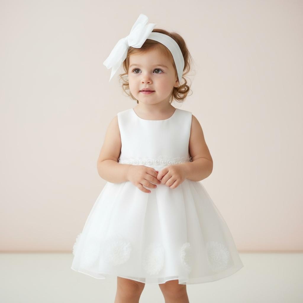 Robe bébé fille baptême