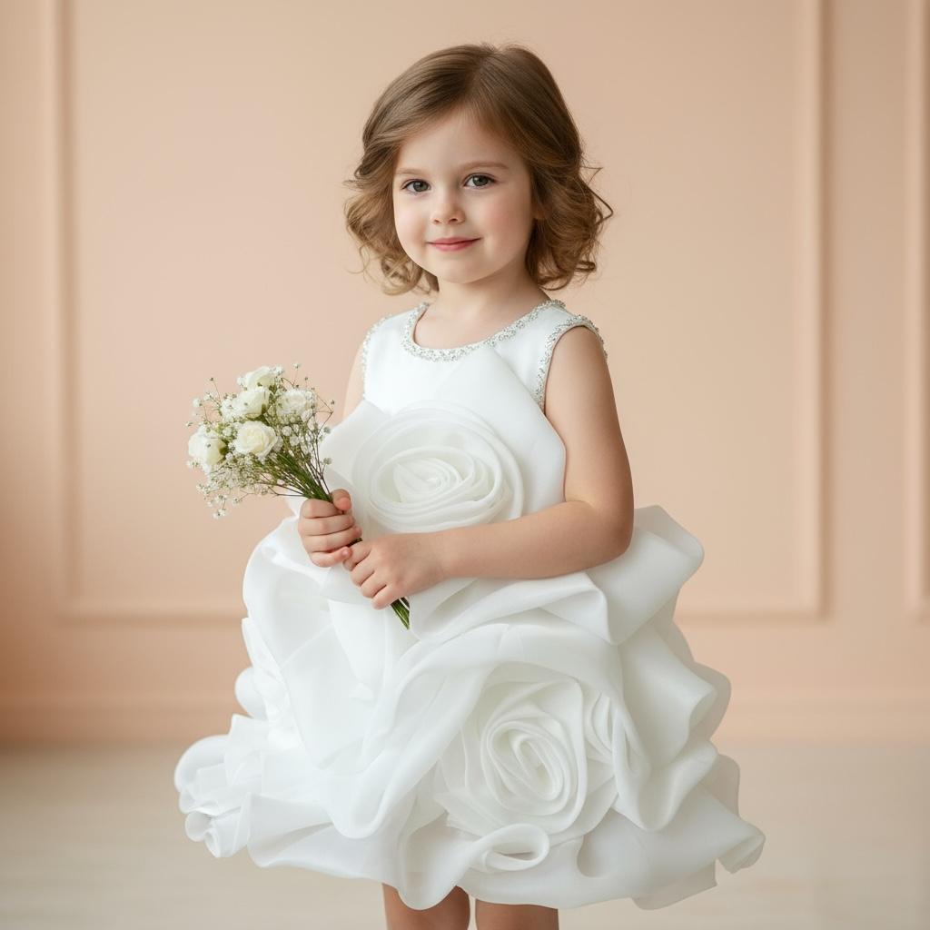 Abito da principessa per bambina - Perla 