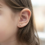 Boucle d'oreille fille - Ourson - L'univers de la licorne