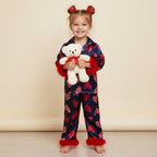 Pyjama enfant fille - Motif Coeur - L'univers de la licorne