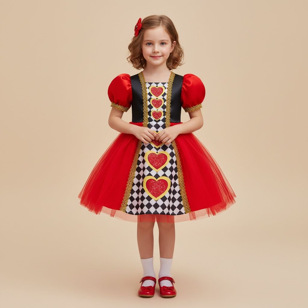 Déguisement fille - Coeur rouge