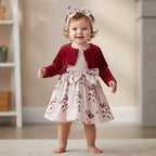 Robe bébé de Noël - 3 pièces
