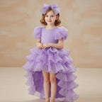 Robe anniversaire fille - Traine et froufrou