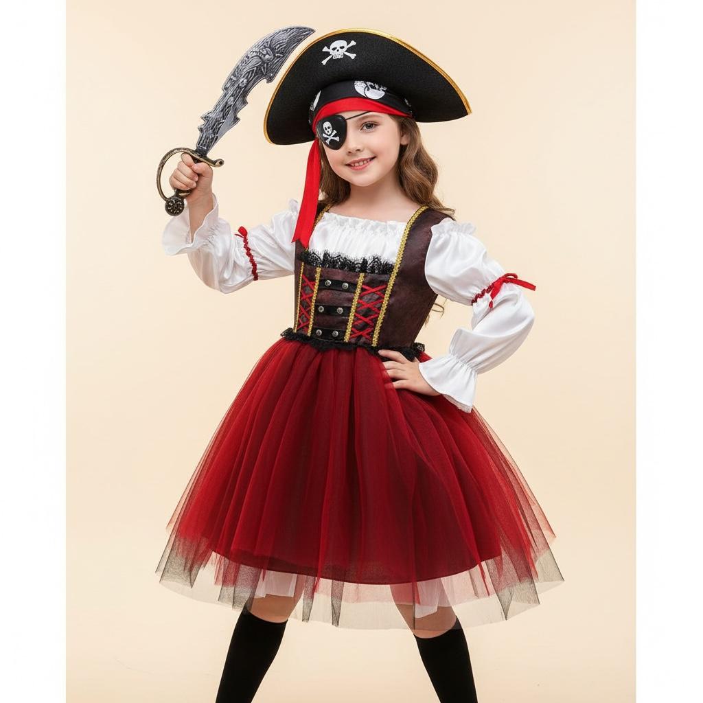 Déguisement fille - Une Pirate