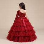 Robe longue ado - Elégante froufrou