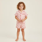 Pyjama fille coton - Coeur short