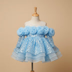 Robe anniversaire fille - Rosase brillante
