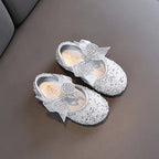 Ballerine fille argentée