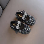 Ballerine noire de cérémonie pour petite fille