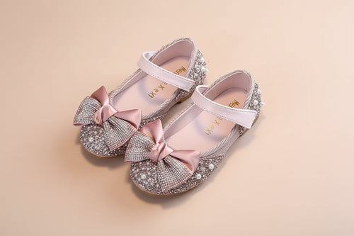 ballerine pour enfant fille rose de cérémonie