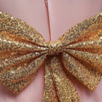 Ceinture noeud papillon dore