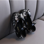 chaussure enfant fille cérémonie noire