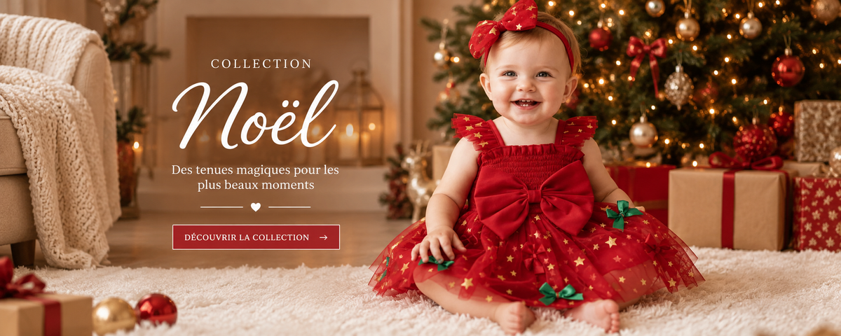 Collection Noël enfant — tenues de fête filles pour le réveillon