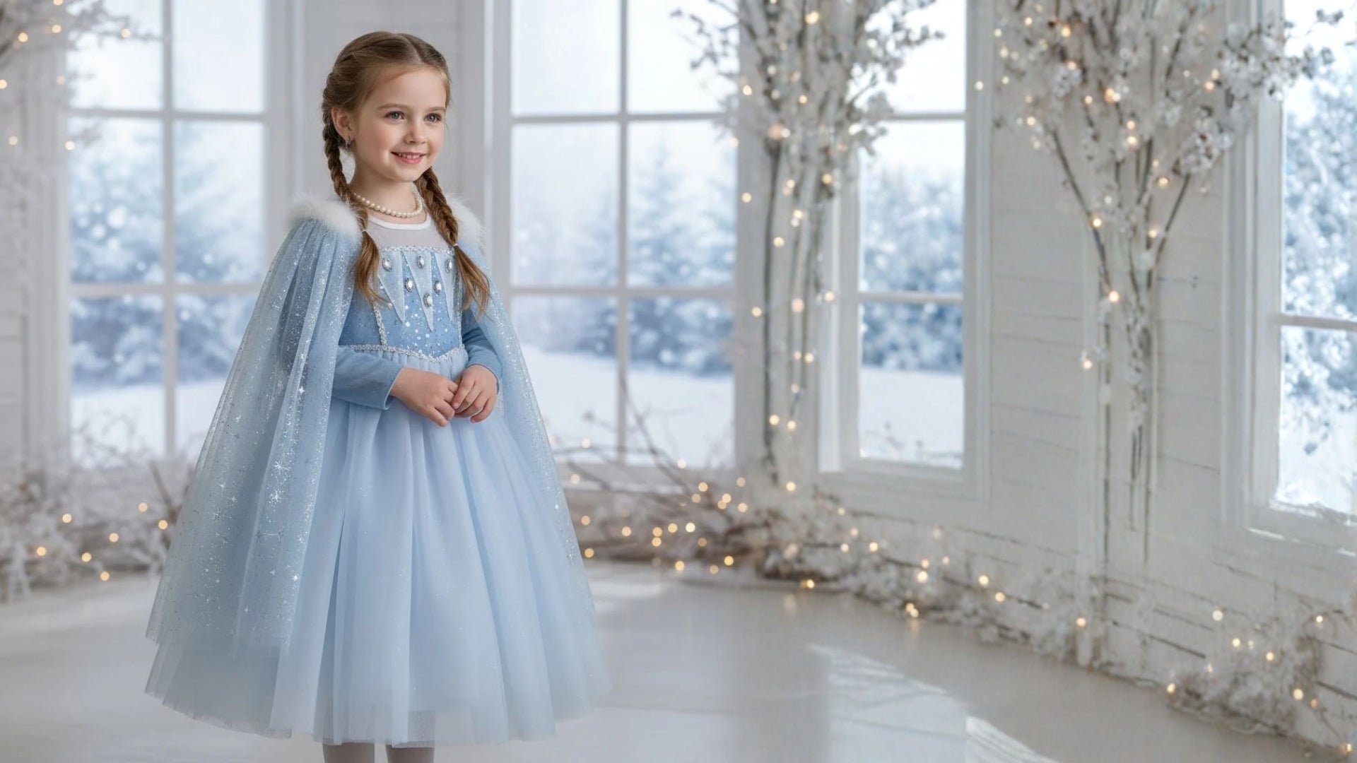 Robe de Noël fille de L'univers de la Licorne