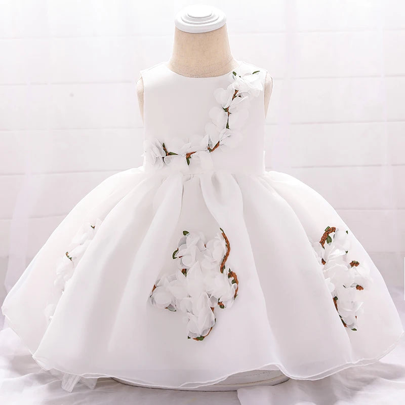 Robe d'anniversaire fille féerique modèle Jardin Enchanté