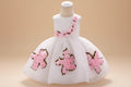 Robe de cérémonie bohème chic pour fille ornée de fleurs