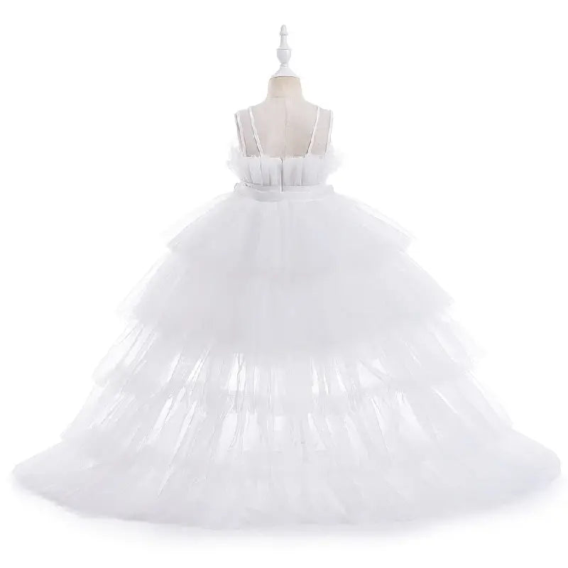 Robe blanche cérémonie princesse bouffante